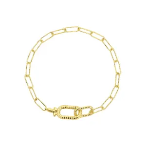 Gorjana Gold Crew Link Bracelet