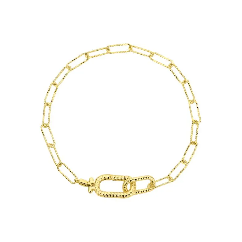 Gorjana Gold Crew Link Bracelet