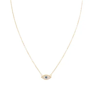 Gorjana Gold Evil Eye Charm Necklace