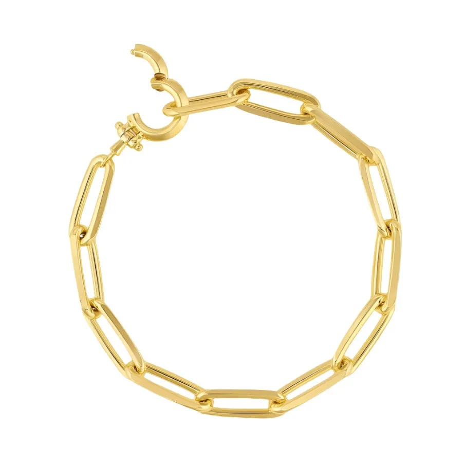 Gorjana Gold Parker XL Paperclip Bracelet