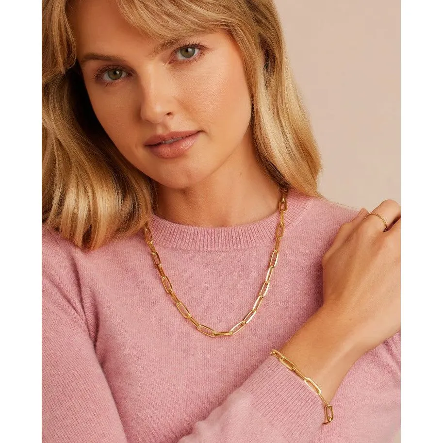 Gorjana Gold Parker XL Paperclip Bracelet