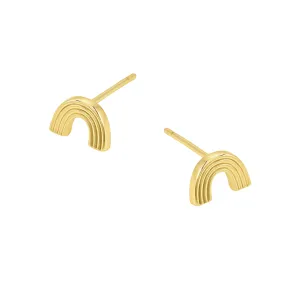 Gorjana Gold Retro Rainbow Studs