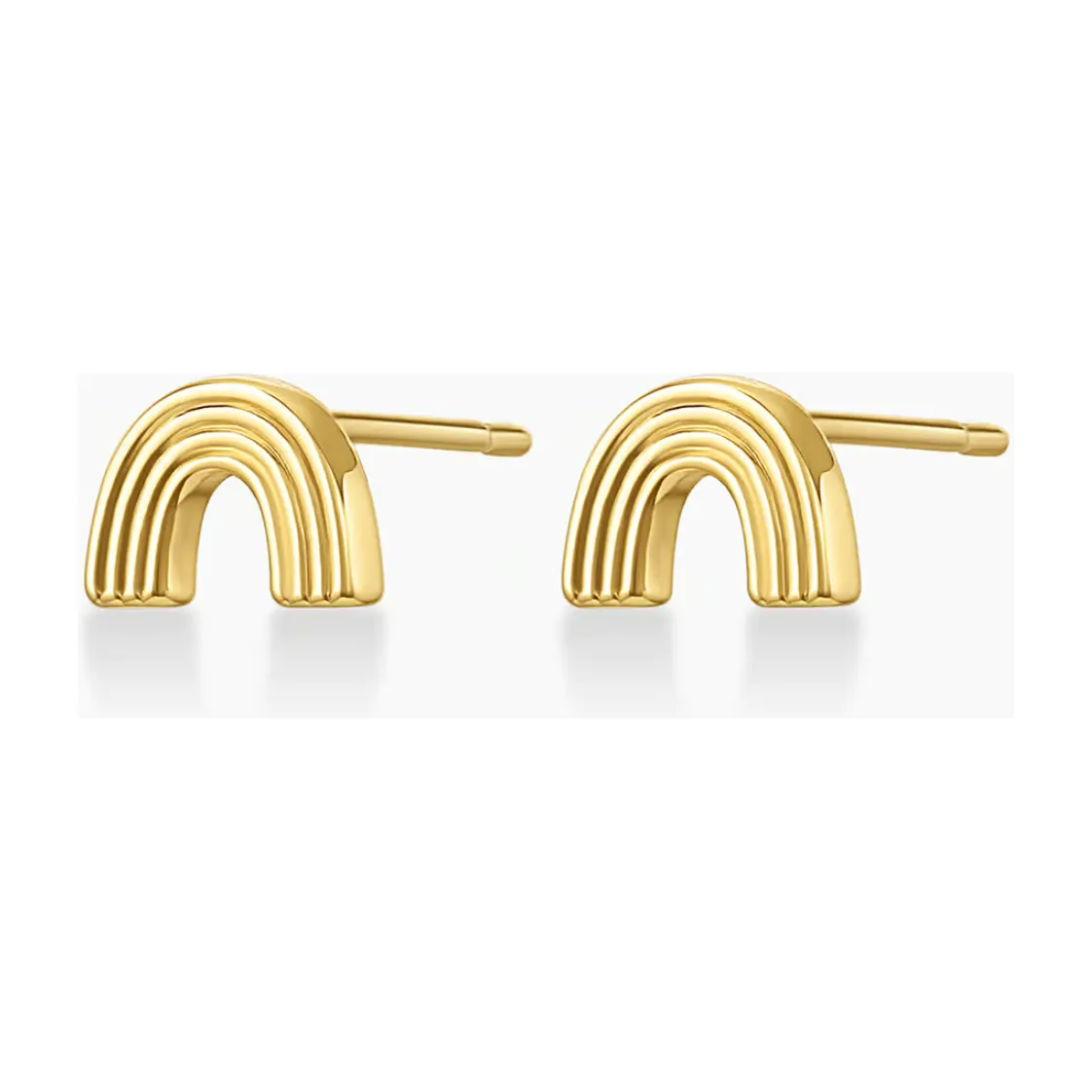Gorjana Gold Retro Rainbow Studs