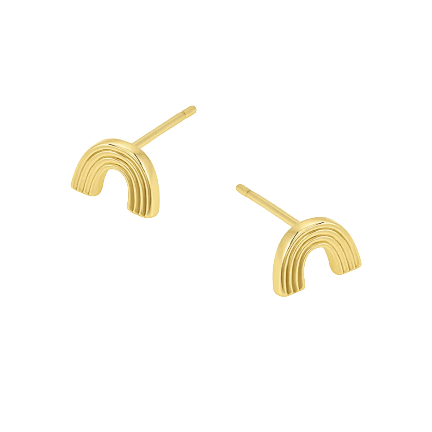 Gorjana Gold Retro Rainbow Studs