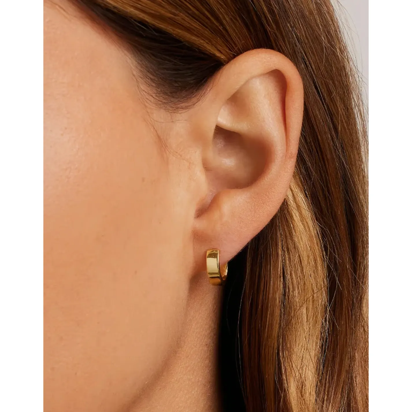 Gorjana Gold Rose Huggies