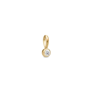 Grace Gold Plated Pendant w. Zirconia
