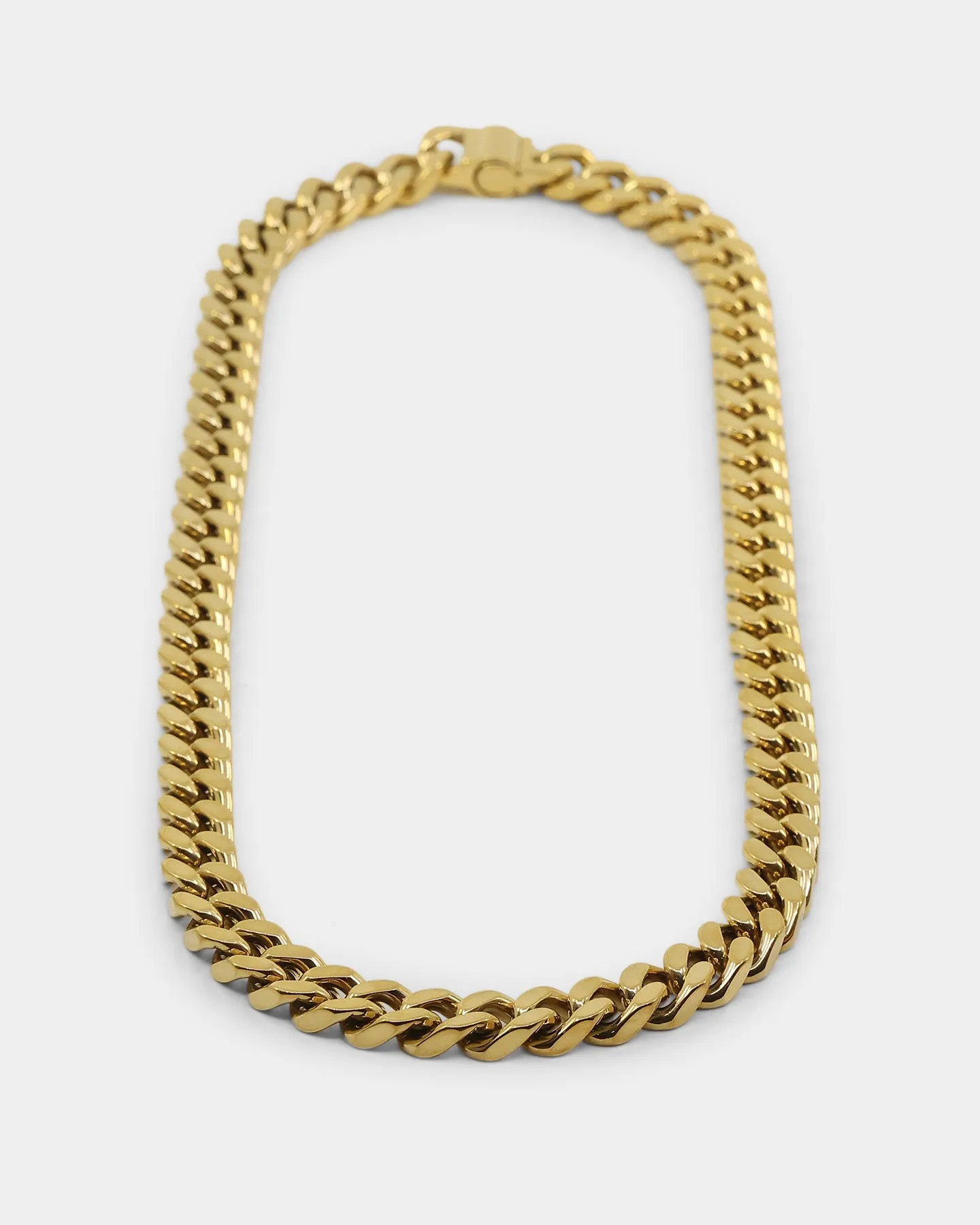 Guess Mainline 11mm 4DC Curb Chain Gold