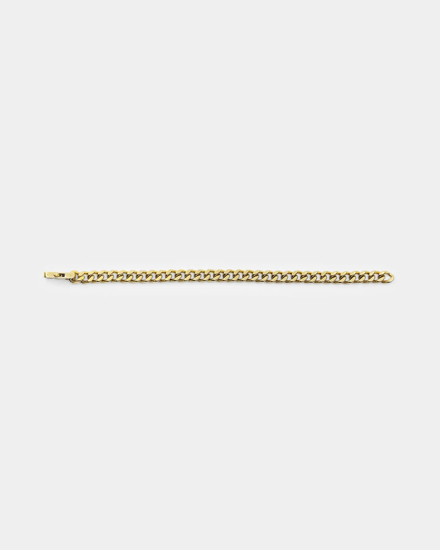 Guess Mainline 8mm Curb Chain 4DC Bracelet Gold