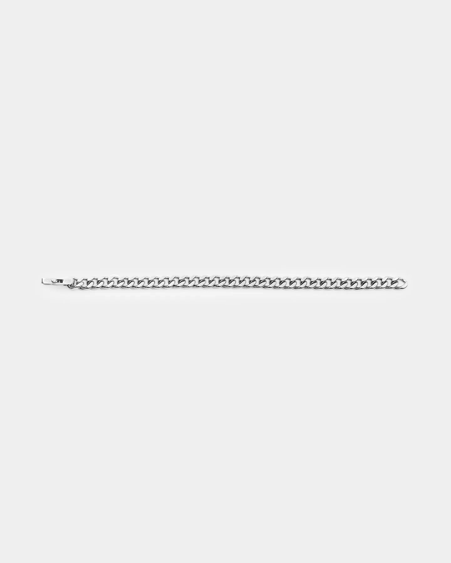 Guess Mainline 8mm Curb Chain 4DC Bracelet Steel