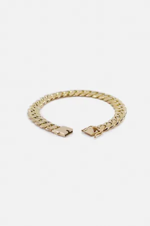 HOUSE OF AURIC 10MM CUBAN LINK 7" BRACELET 10K GOLD
