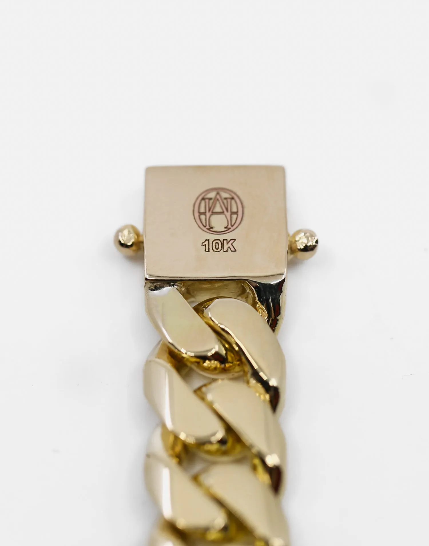 HOUSE OF AURIC 10MM CUBAN LINK 7" BRACELET 10K GOLD