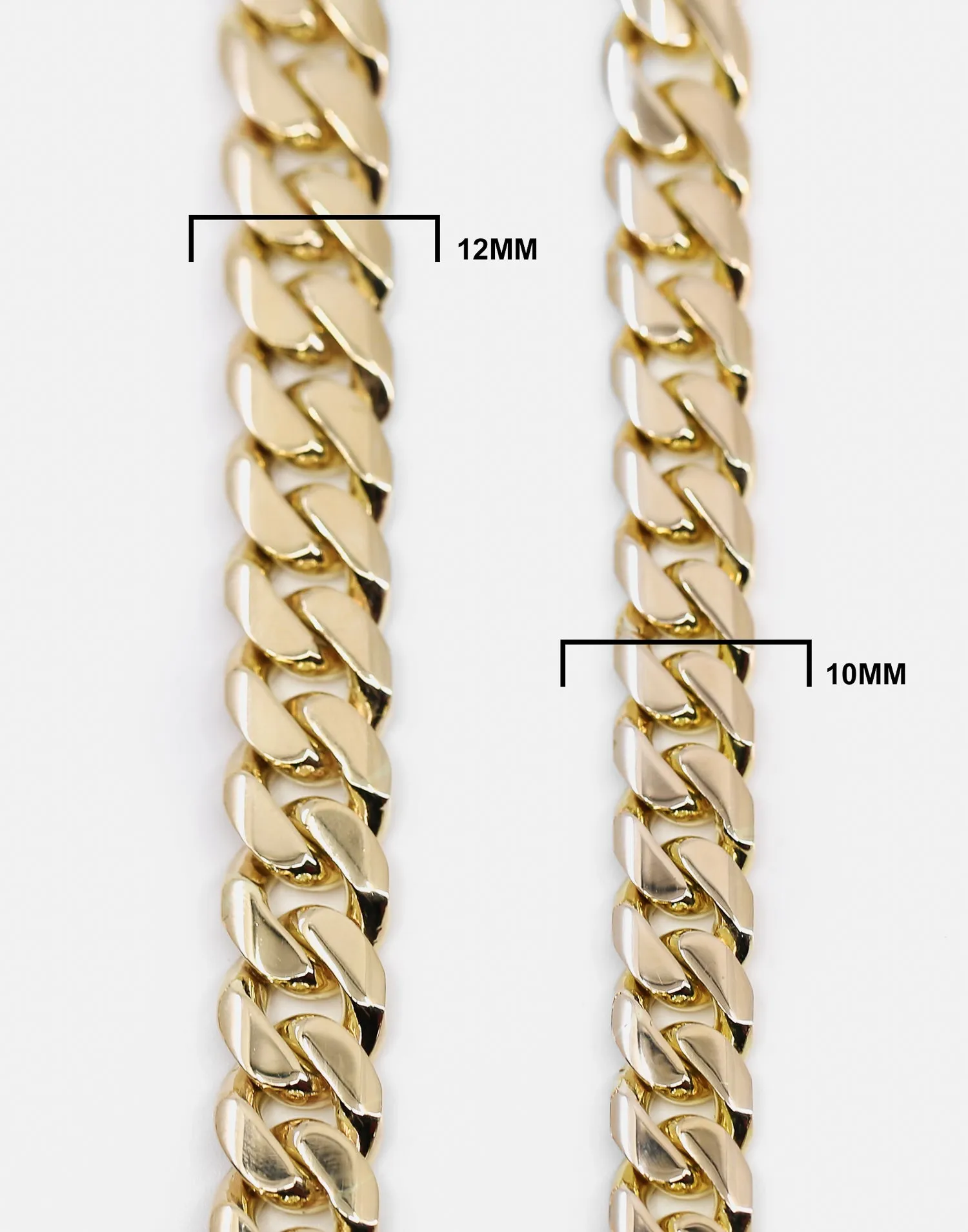 HOUSE OF AURIC 12MM CUBAN LINK 10" BRACELET 10K GOLD