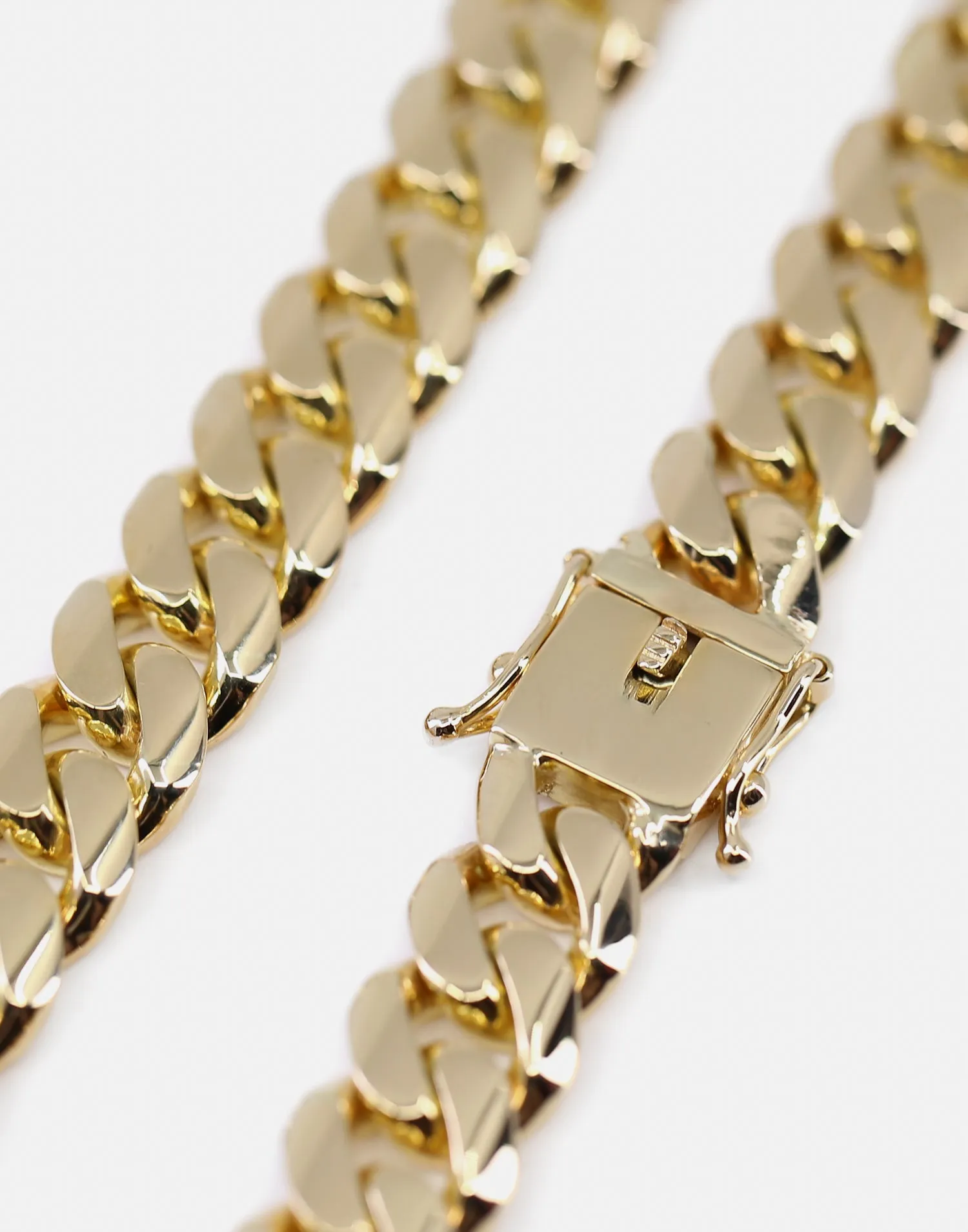 HOUSE OF AURIC 12MM CUBAN LINK 9" BRACELET 10K GOLD