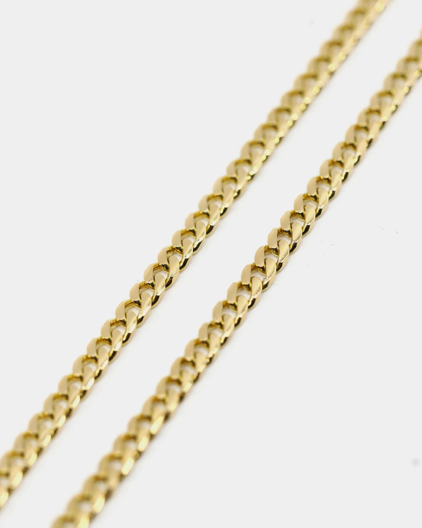 House of Auric 4mm 18" Cuban Link Chain 10k Gold