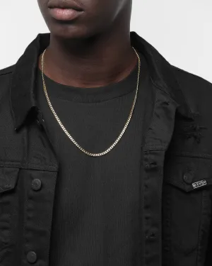 HOUSE OF AURIC 4MM CUBAN LINK 24" CHAIN 10K GOLD