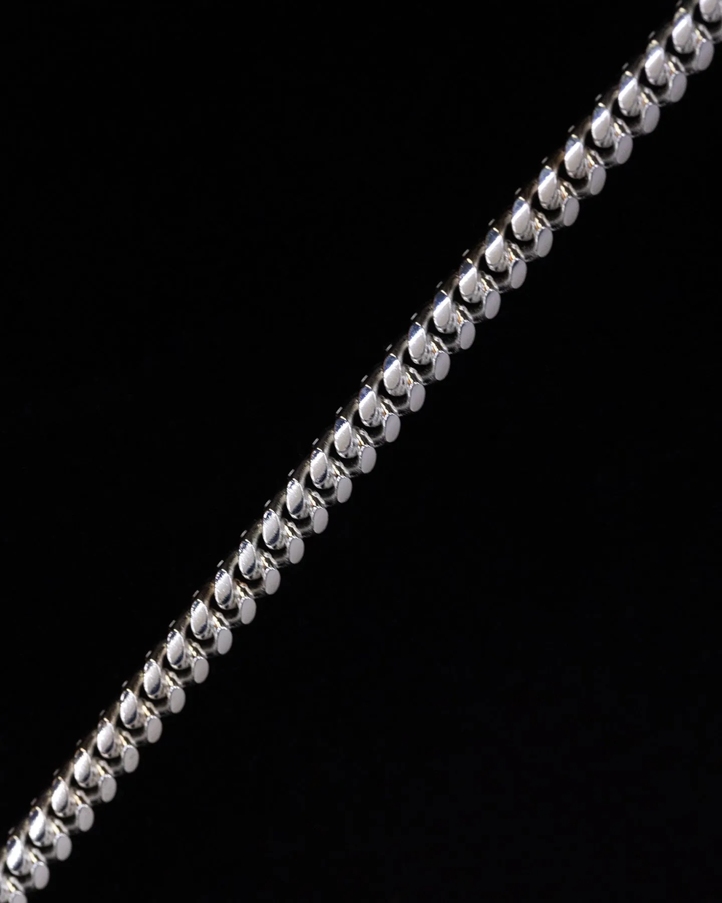 House Of Auric 4mm Cuban Link Chain Sterling Silver