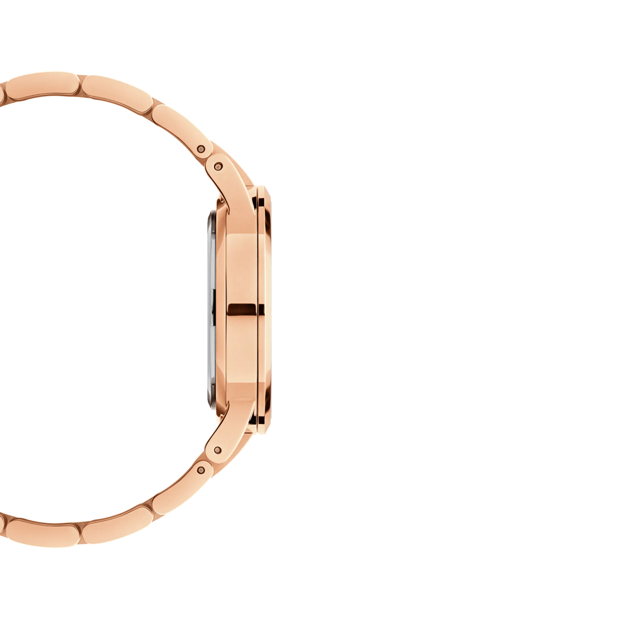 Iconic Link Amber Rose Gold Daniel Wellington