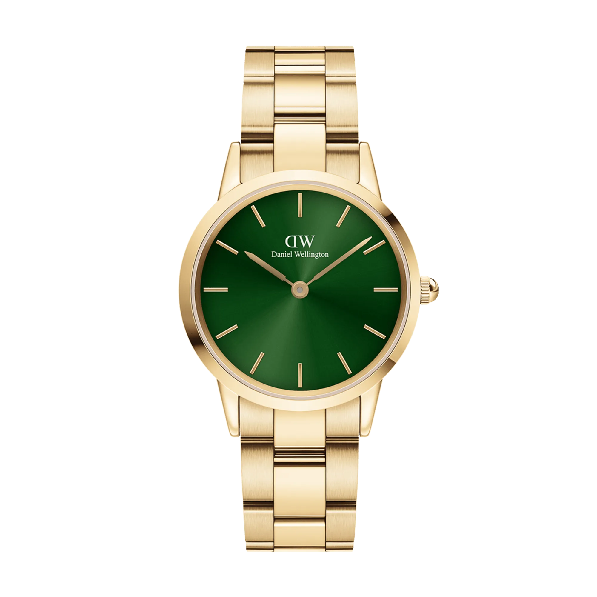 Iconic Link Emerald Gold Daniel Wellington