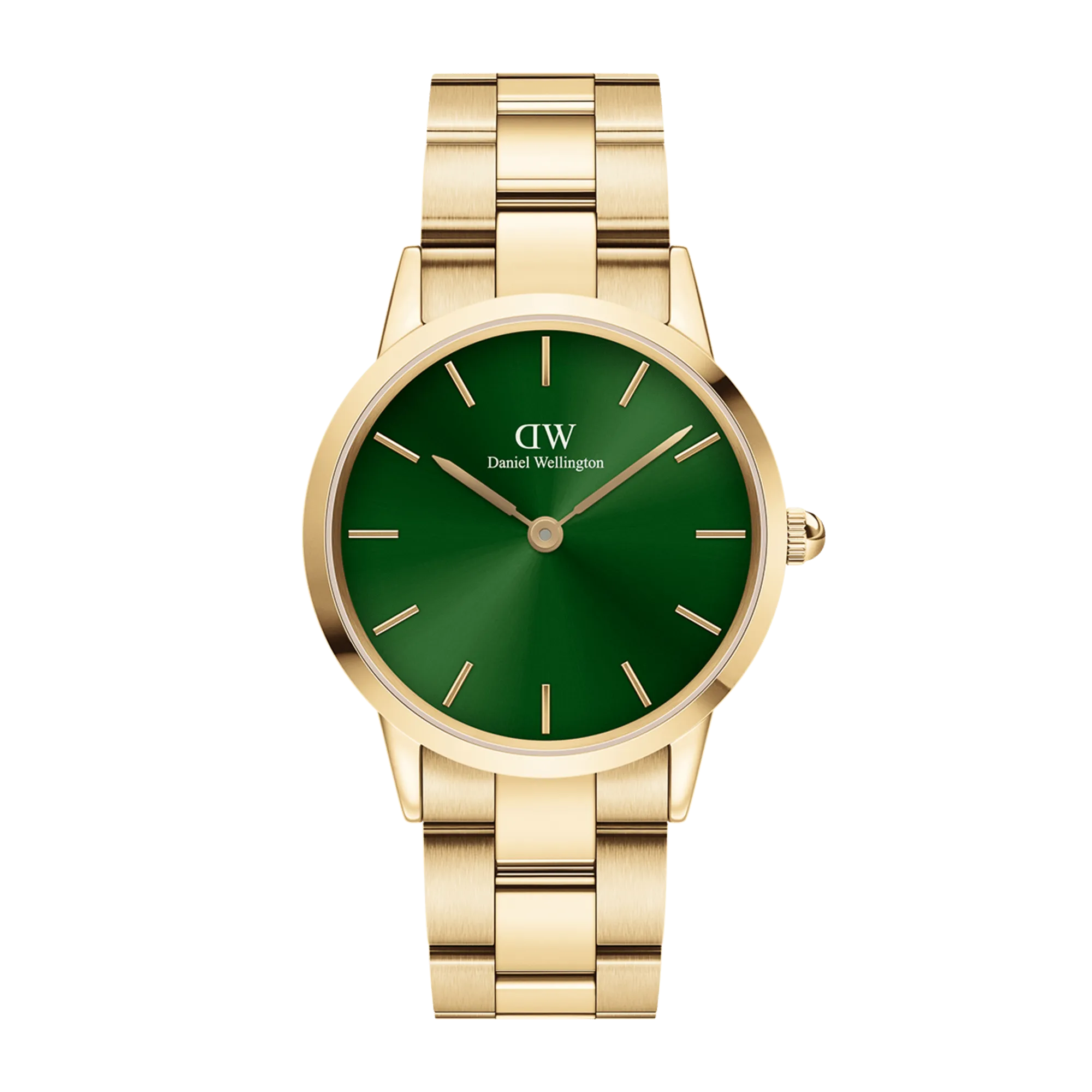 Iconic Link Emerald Gold Daniel Wellington