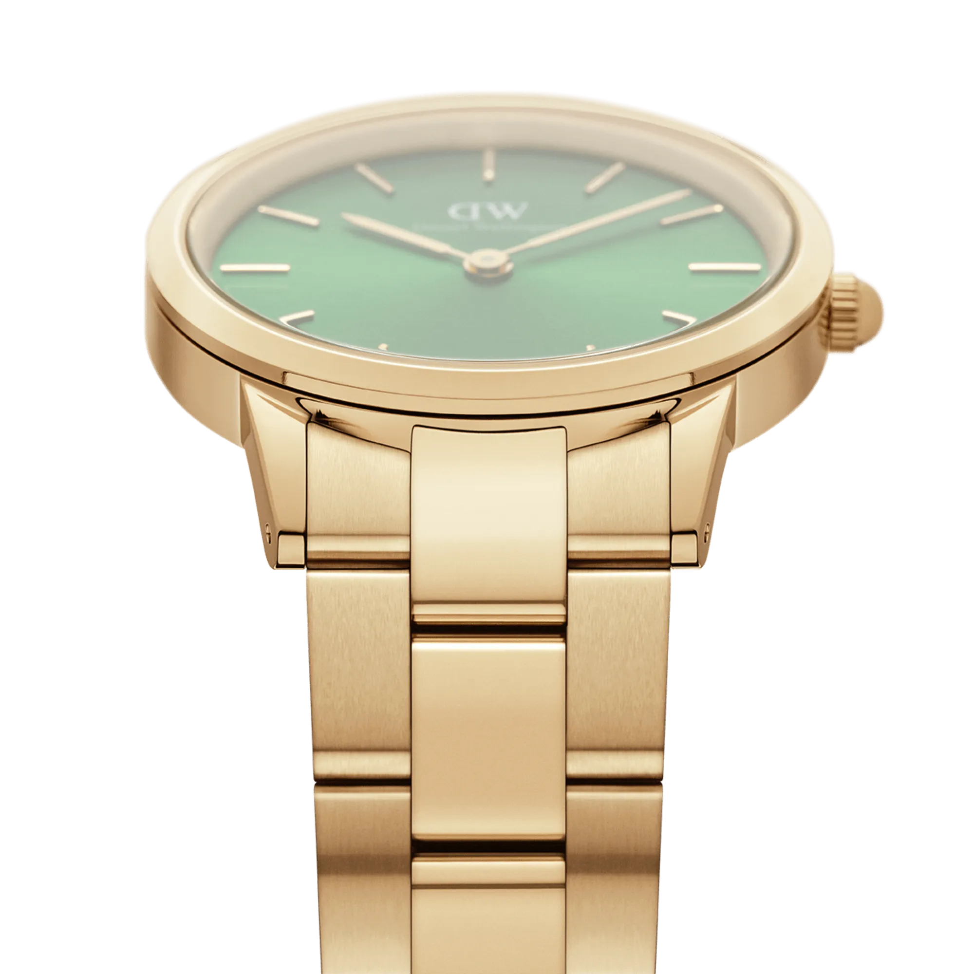 Iconic Link Emerald Gold Daniel Wellington
