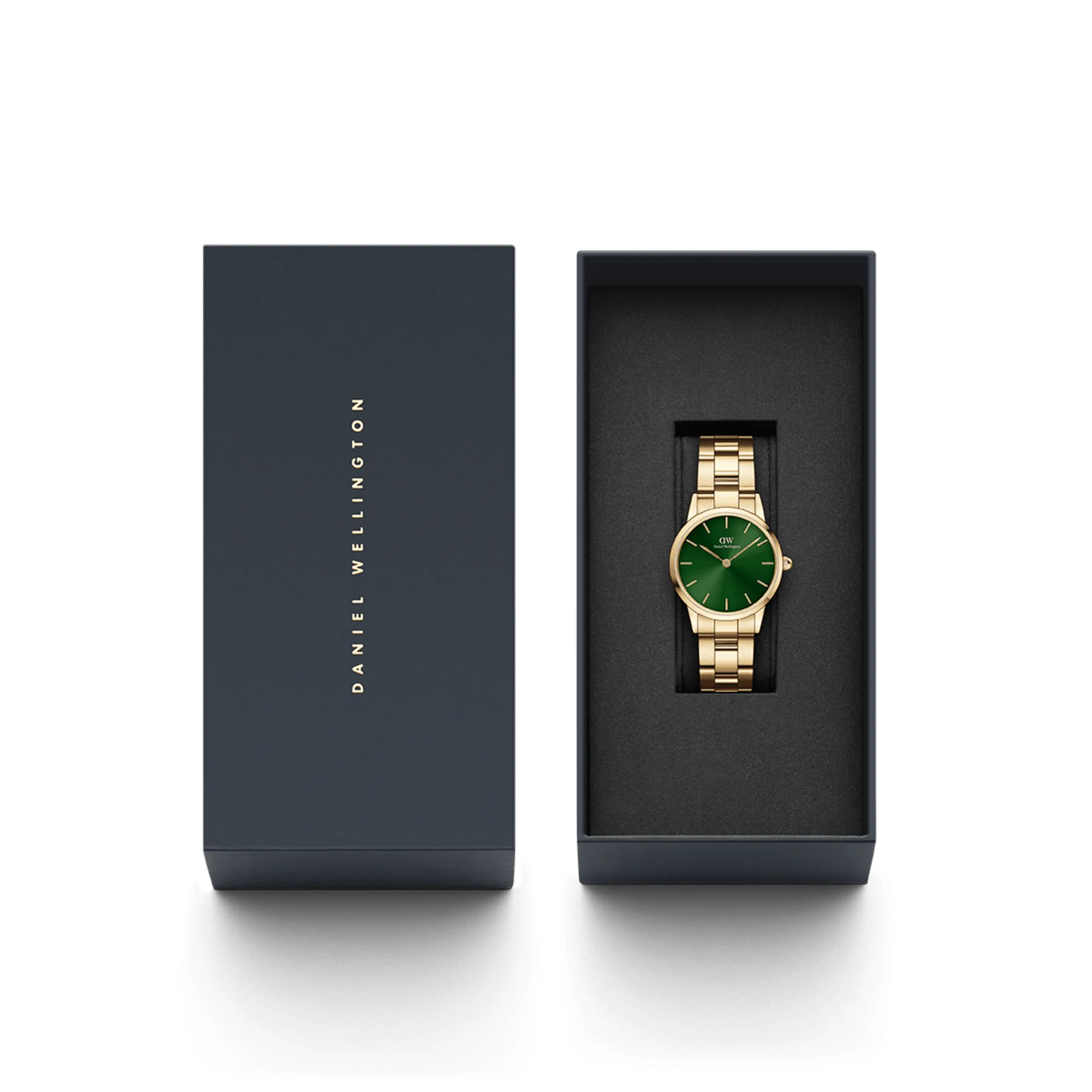 Iconic Link Emerald Gold Daniel Wellington