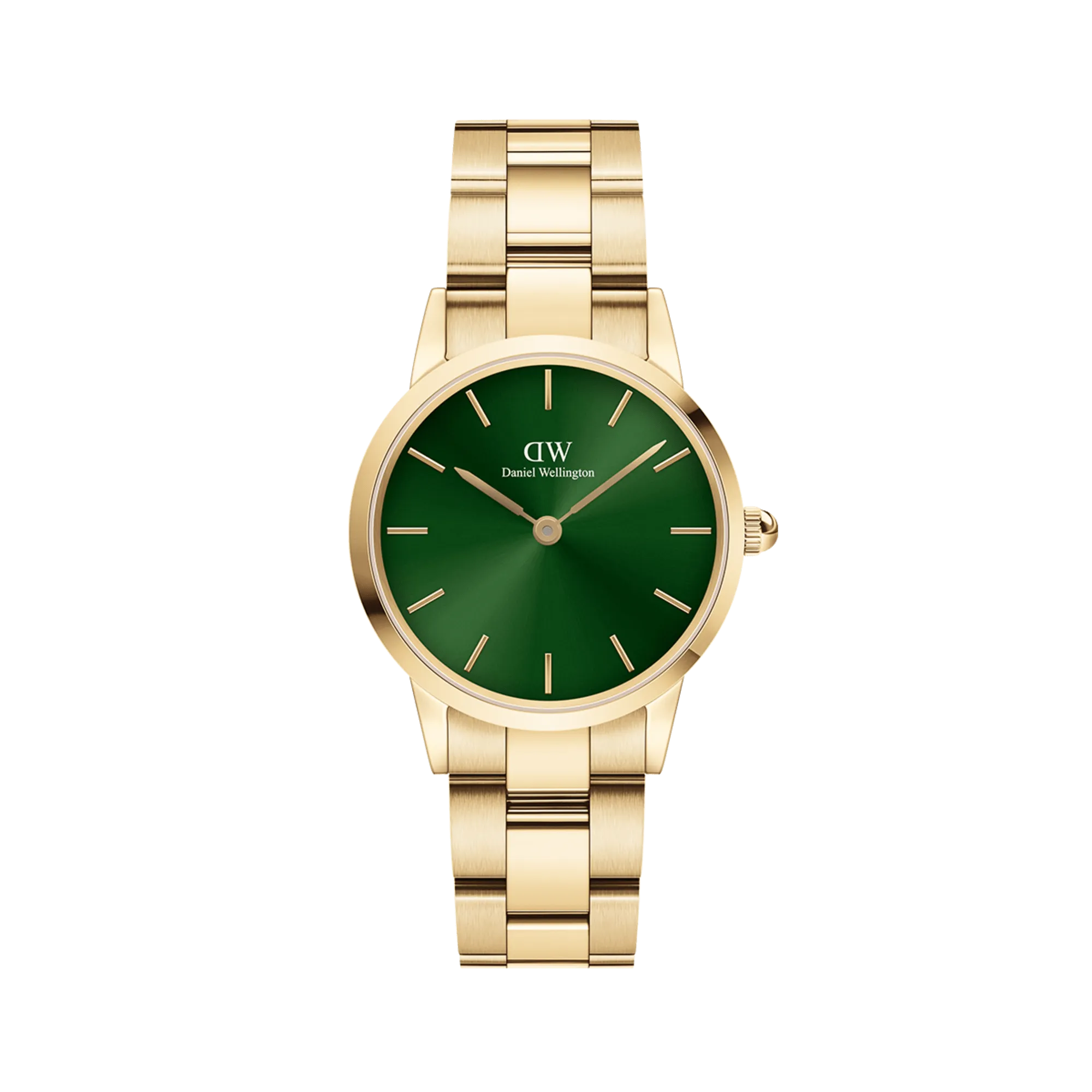 Iconic Link Emerald Gold Daniel Wellington