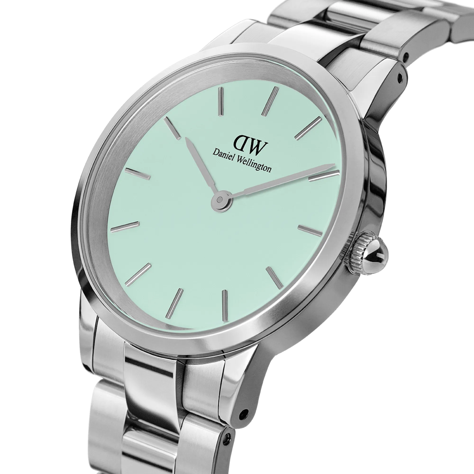 Iconic Link Mint Silver Daniel Wellington