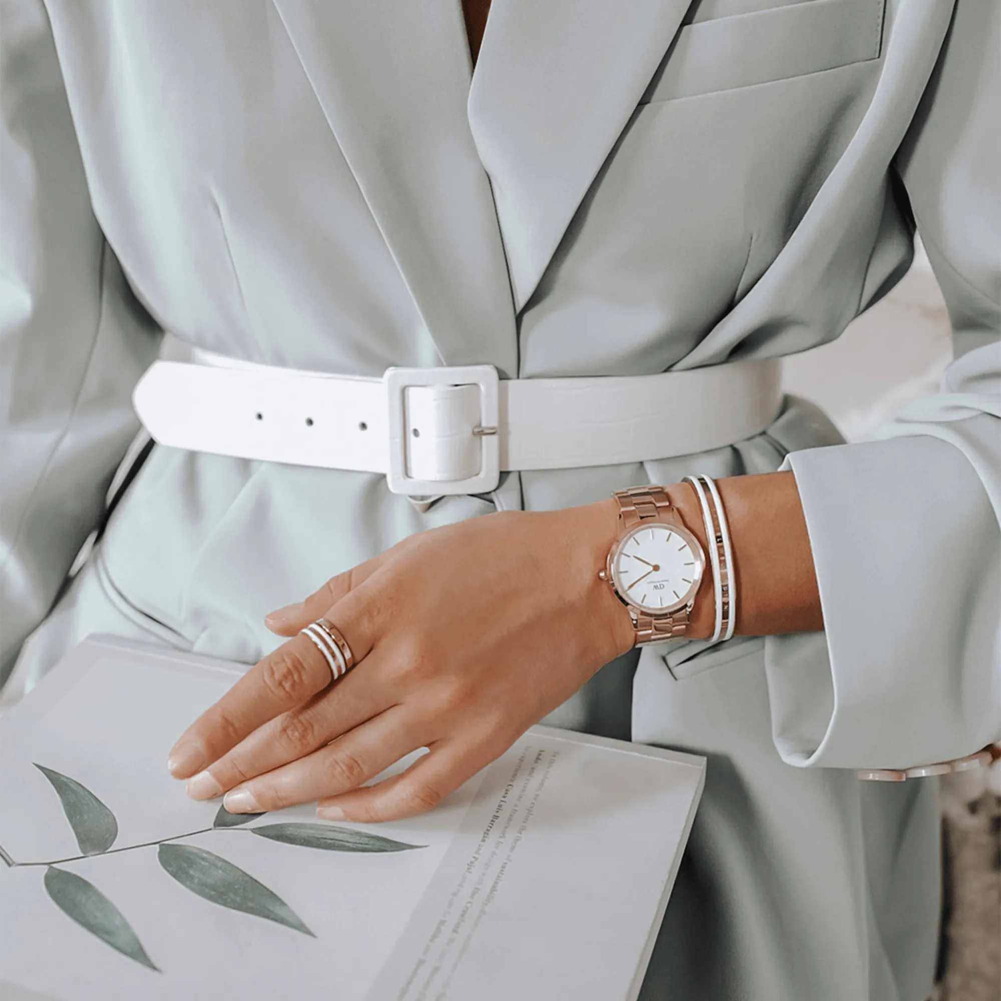 Iconic Link Rose Gold Daniel Wellington
