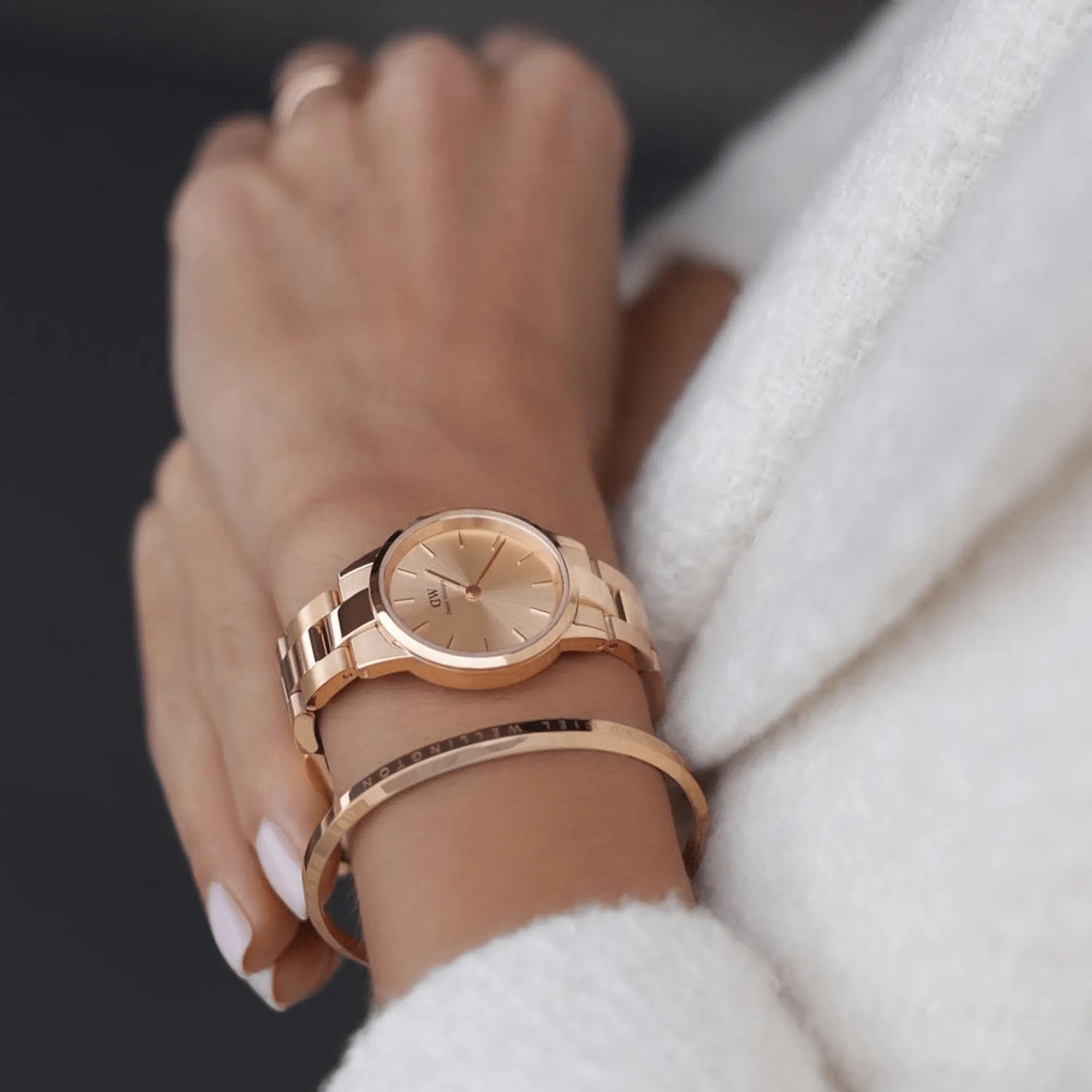Iconic Link Unitone Rose Gold Daniel Wellington