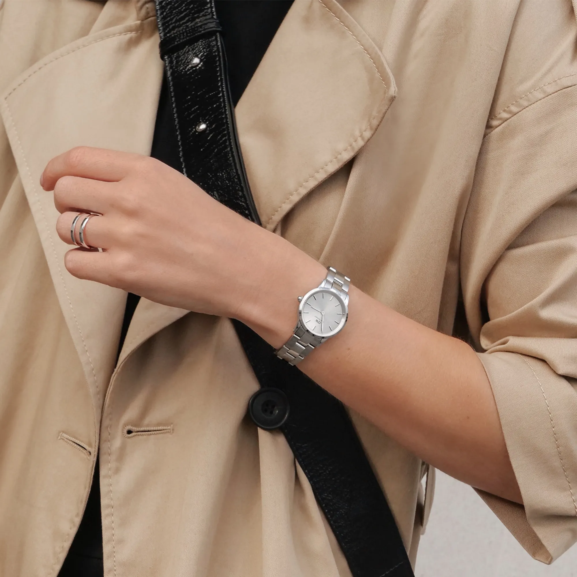 Iconic Link Unitone Silver Daniel Wellington
