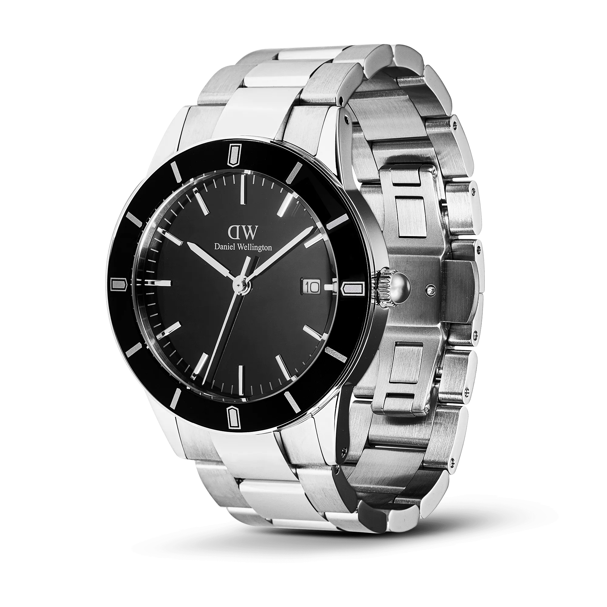 Iconic Paradigma Link Black Enamel Daniel Wellington