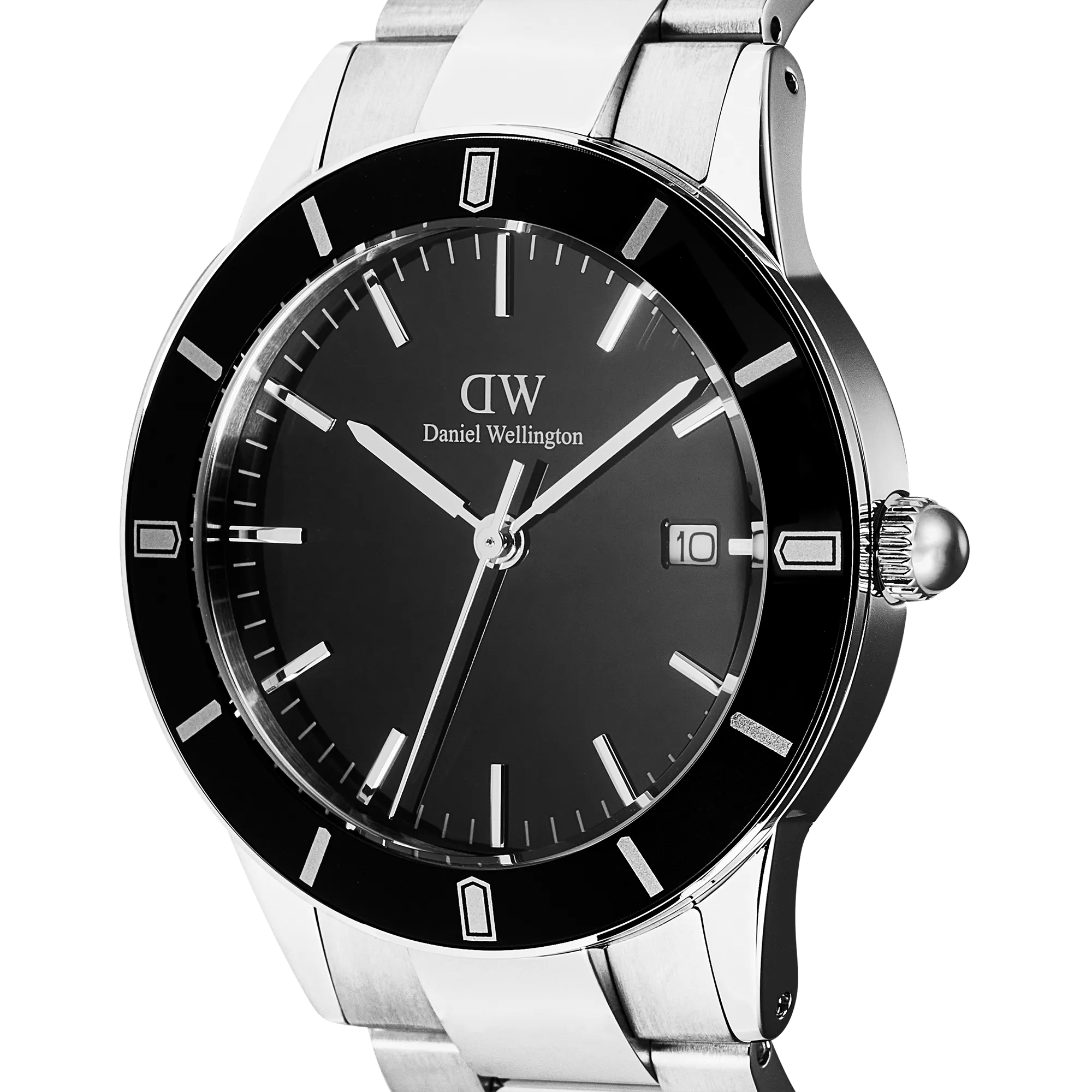 Iconic Paradigma Link Black Enamel Daniel Wellington