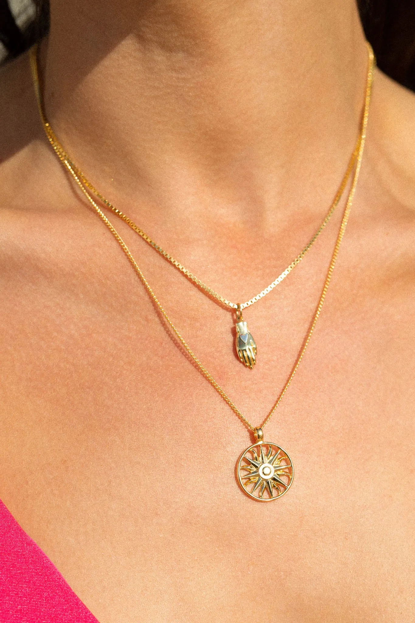 Ilios necklace gold plated Wildthings Collectables