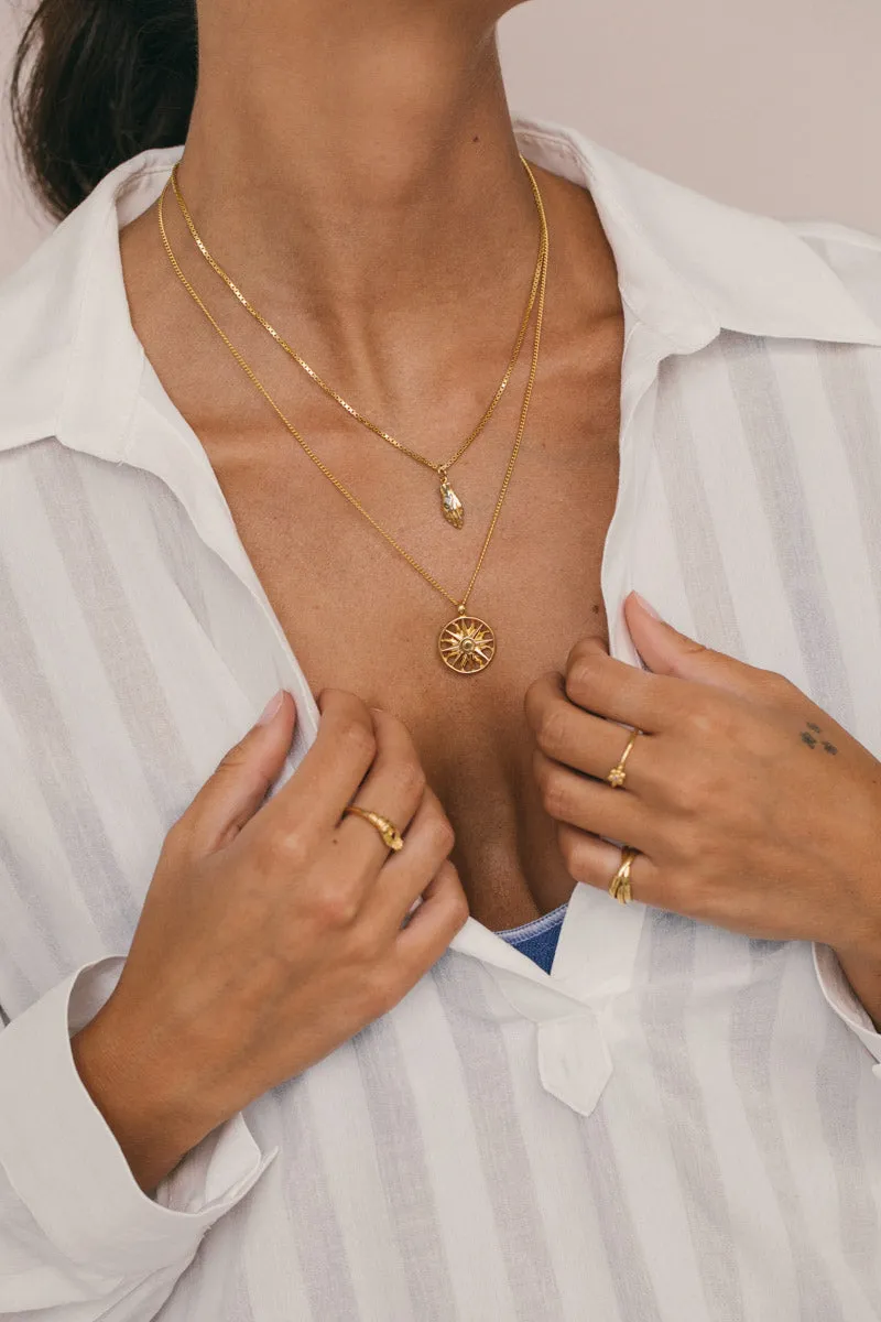 Ilios necklace gold plated Wildthings Collectables