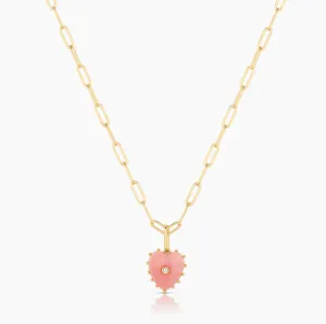 Isabel Pink Opal Necklace