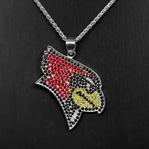 ISU Reggie Redbird Ruby & Diamond Pendant