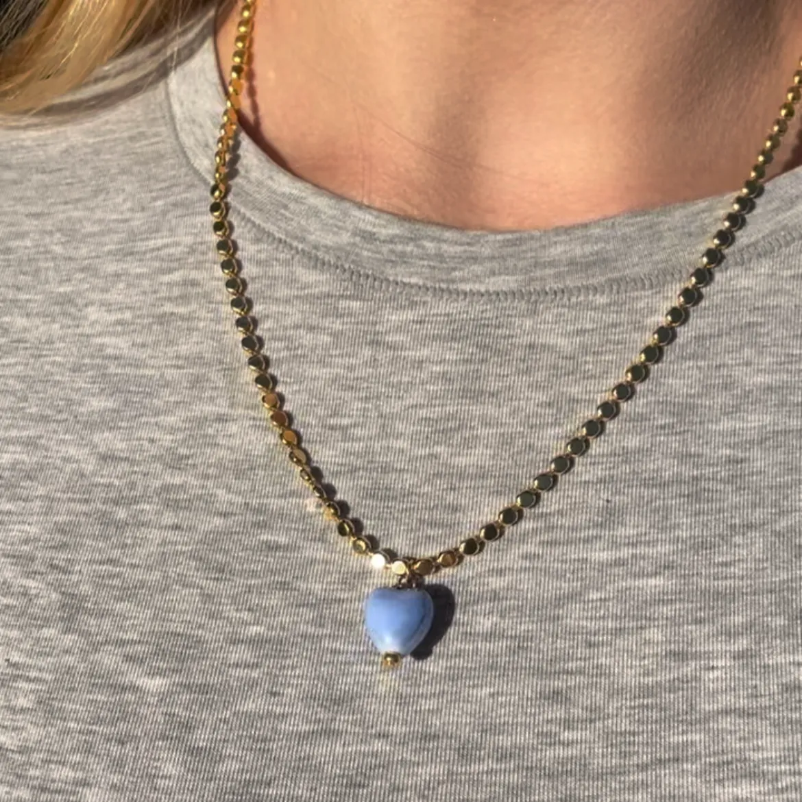 Italian Heart Charm Necklace