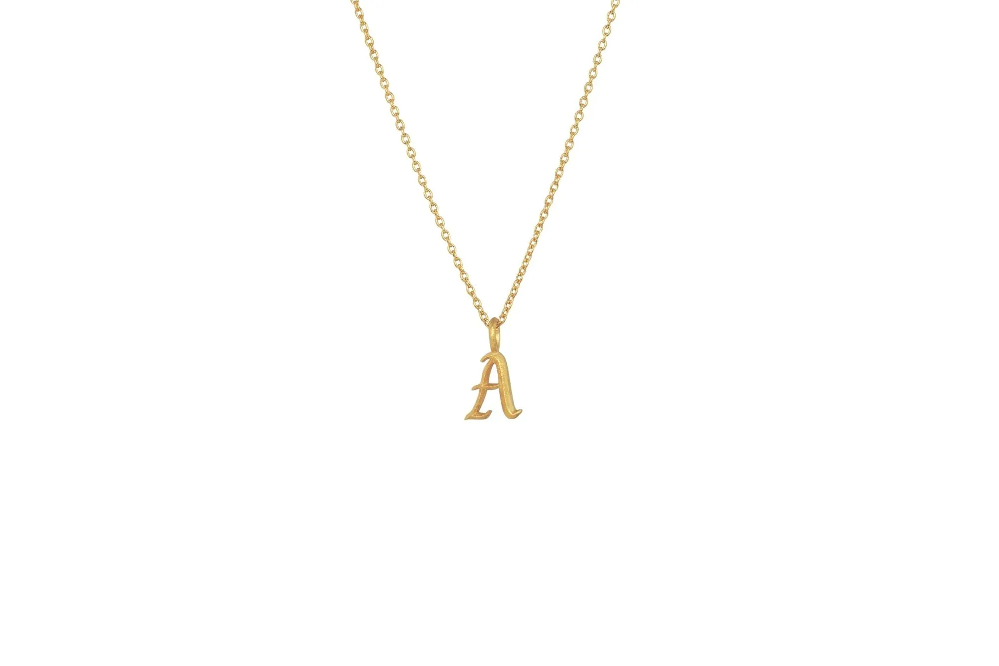 IX A Ice 22K Gold Plated Pendant