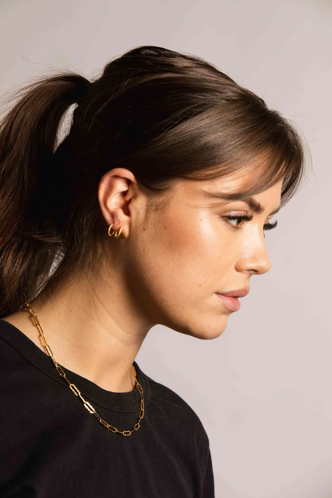 IX Alpha 22K Gold Plated Necklace