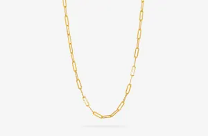 IX Alpha 22K Gold Plated Necklace