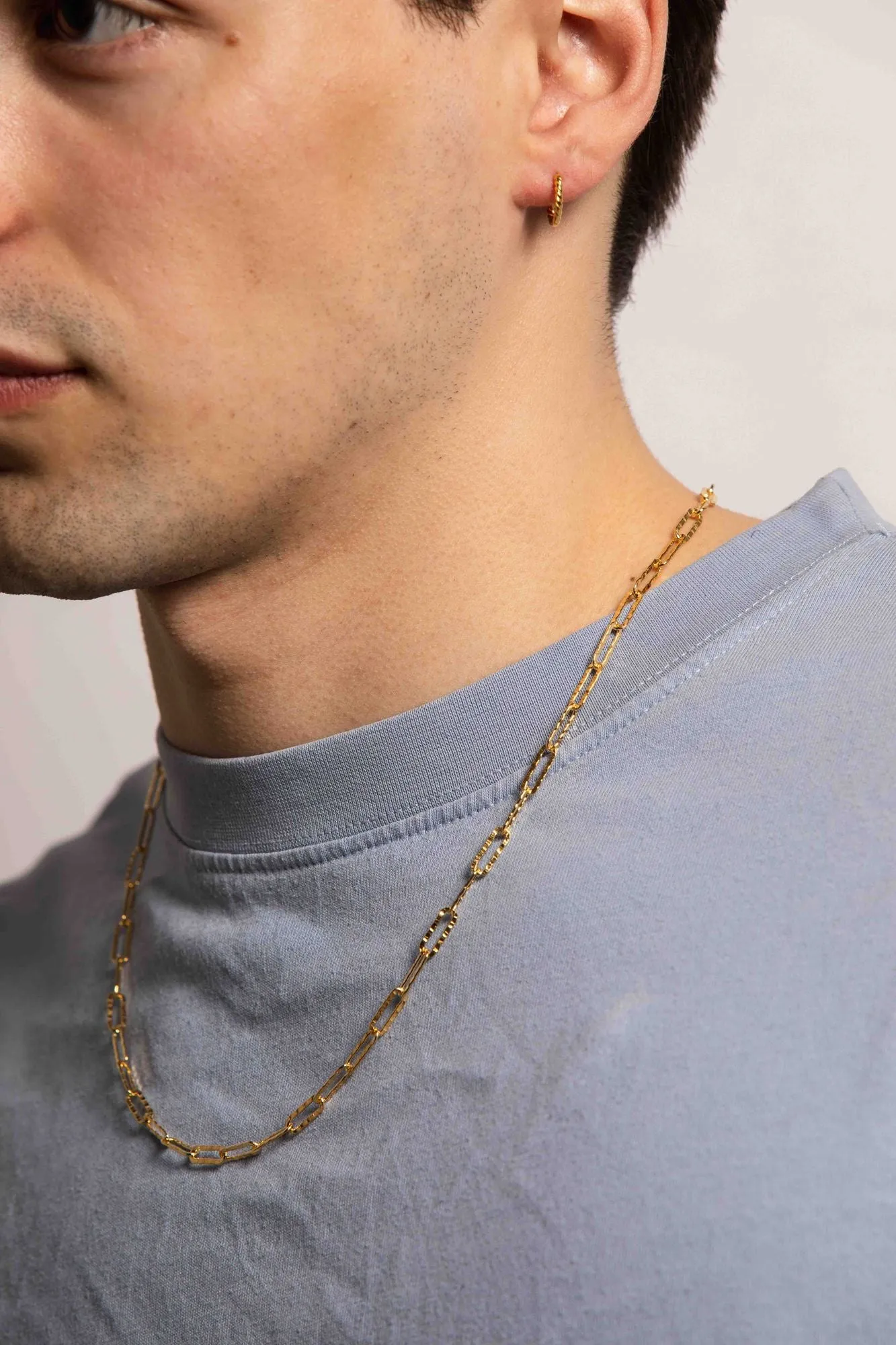 IX Alpha 22K Gold Plated Necklace