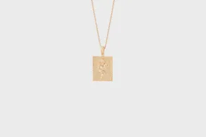 IX Angel Gold Plated Pendant