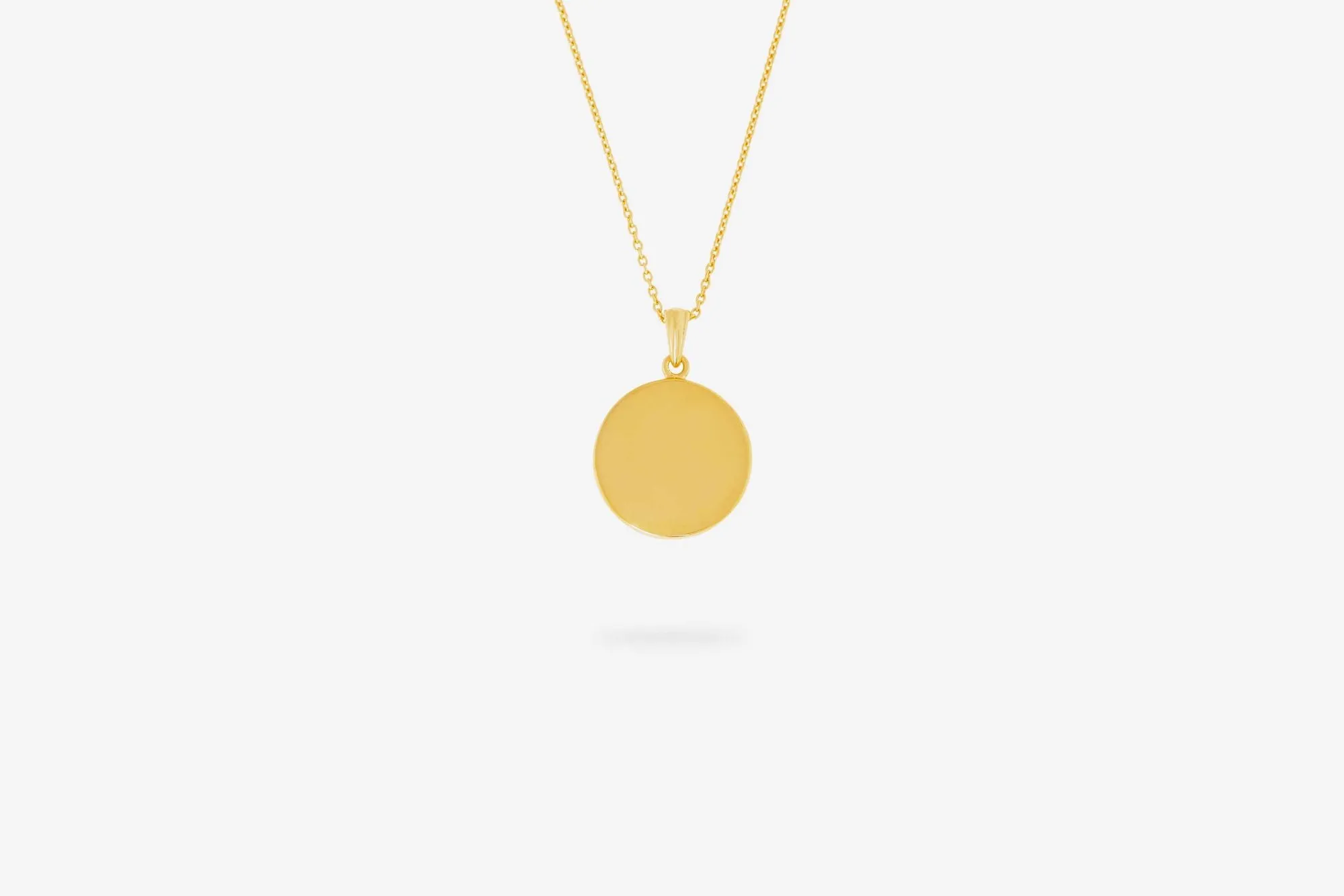 IX Anker 22K Gold Plated Pendant w. Moonstone