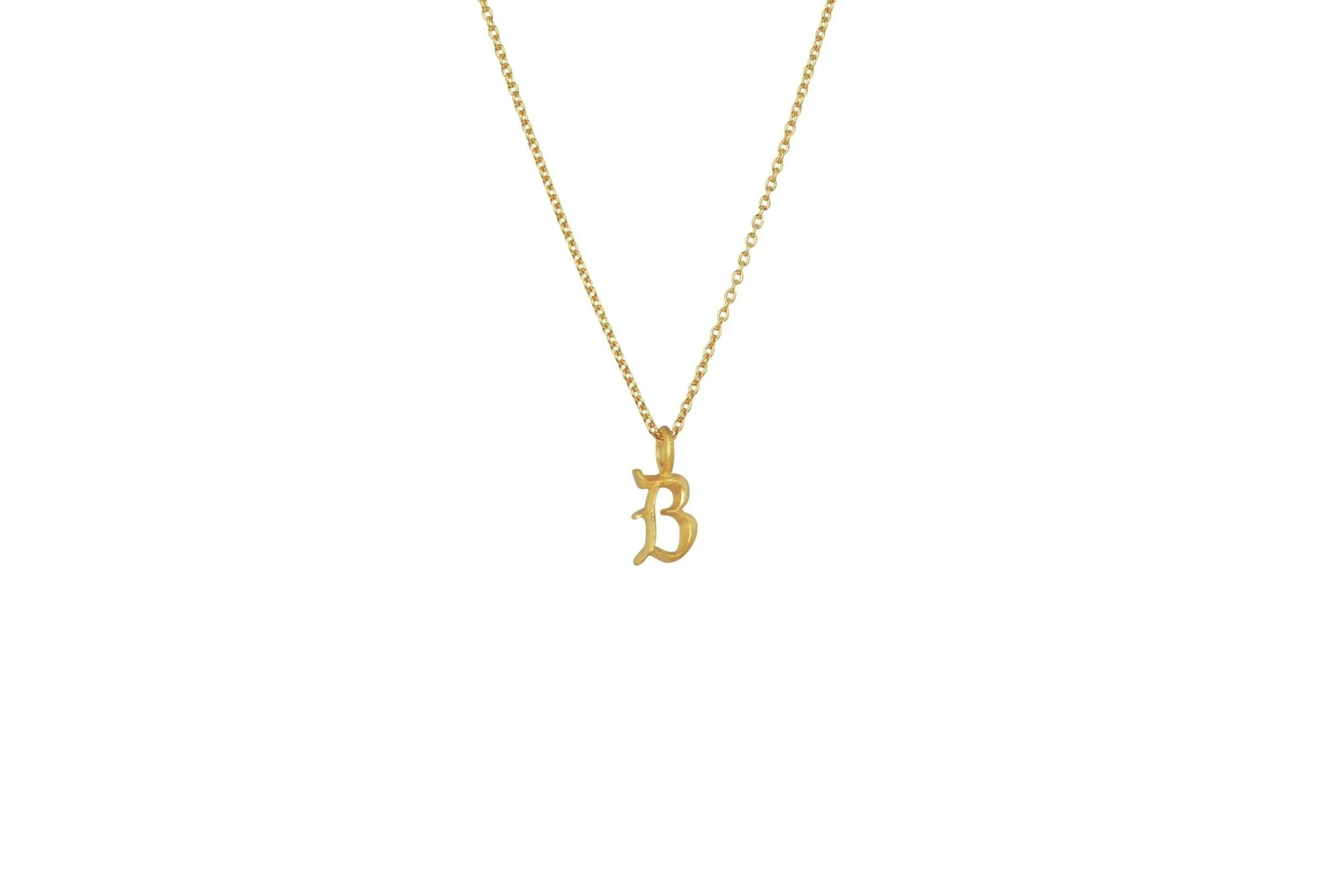IX B Ice 22K Gold Plated Pendant