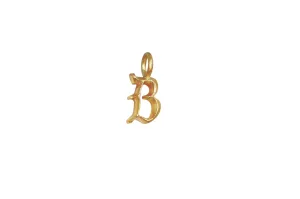 IX B Ice 22K Gold Plated Pendant