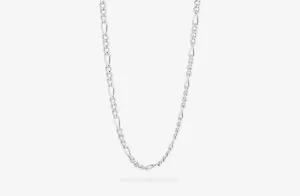 IX Chunky Figaro Silver Necklace
