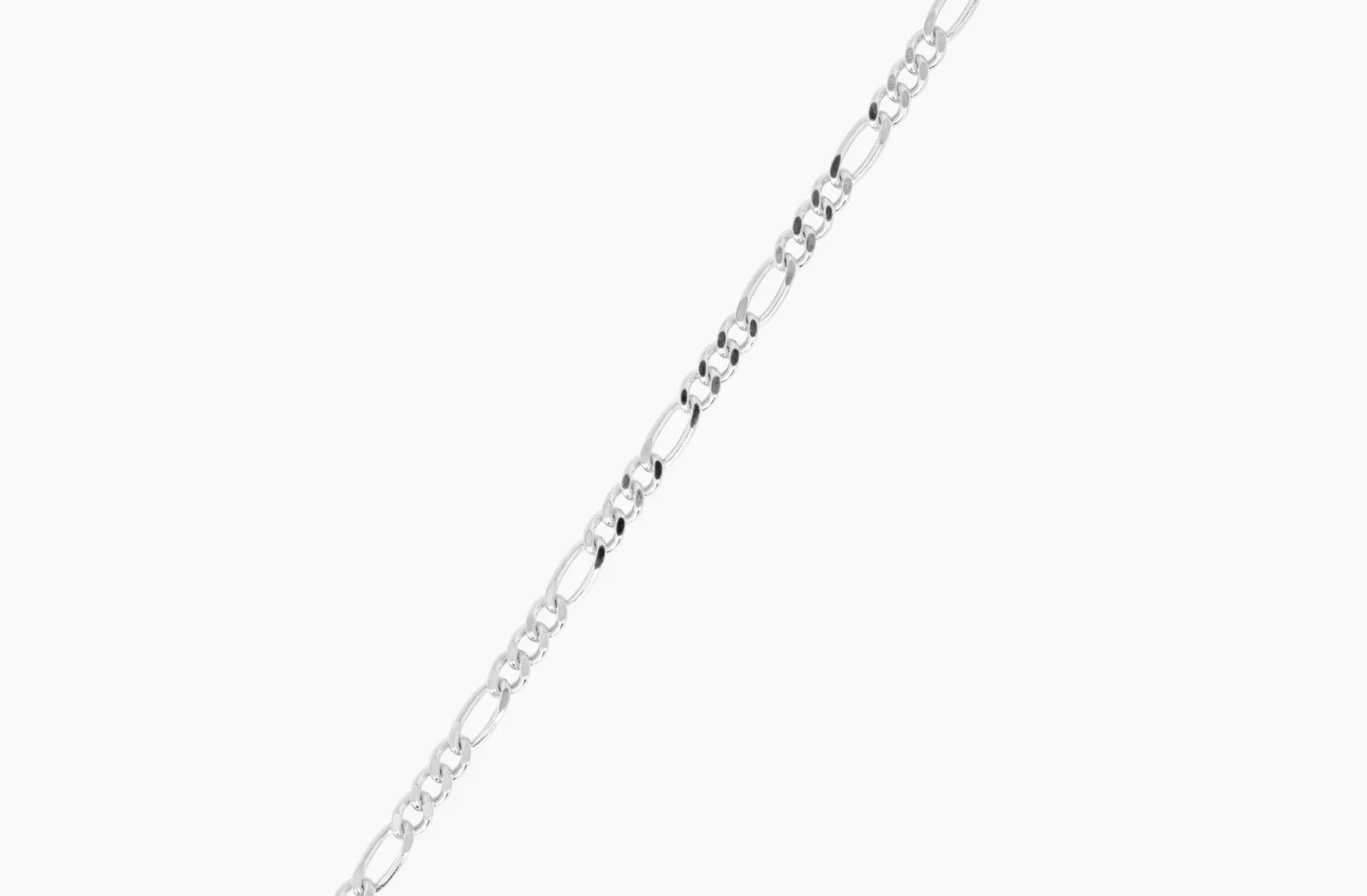 IX Chunky Figaro Silver Necklace