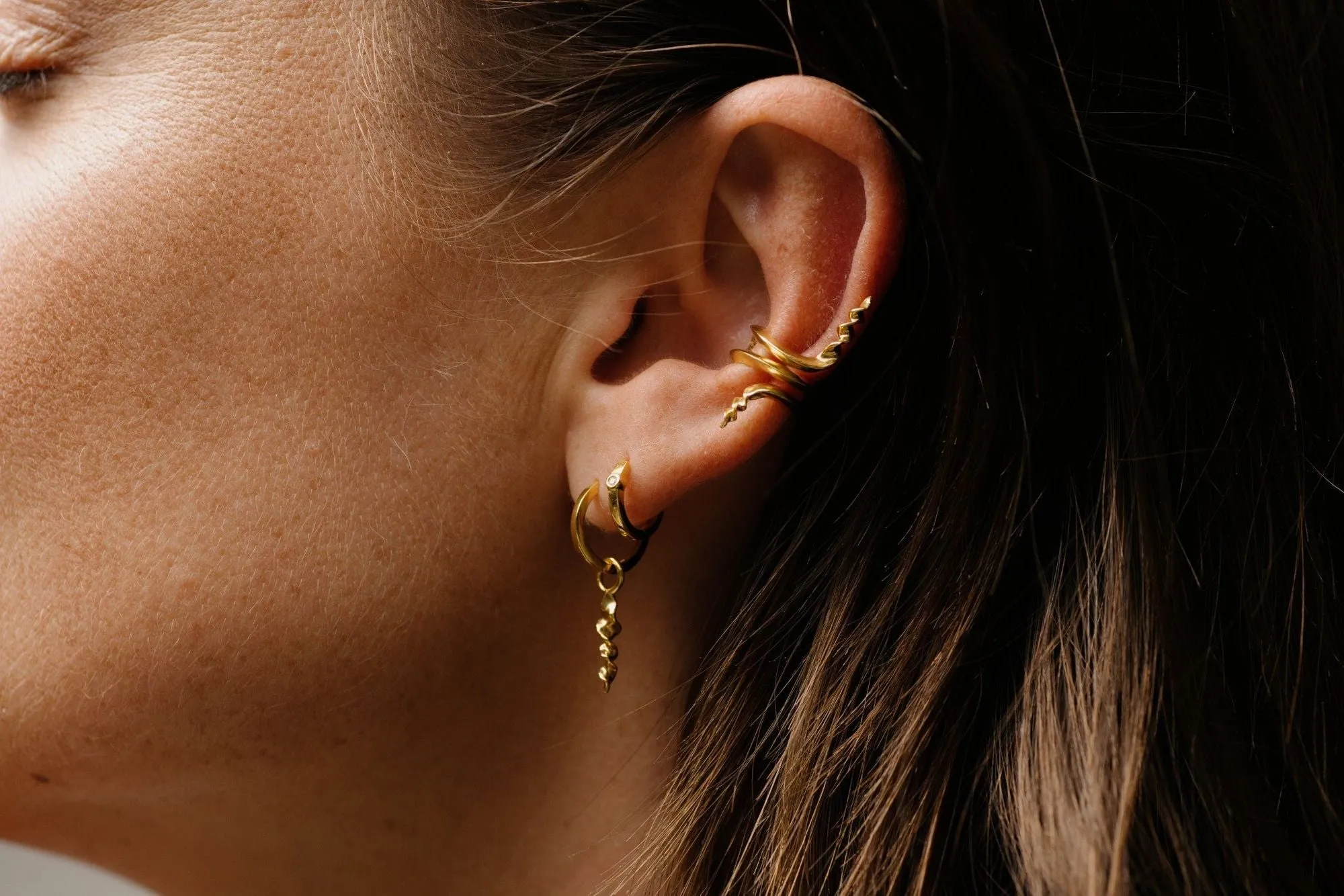 IX Conch Gold Plated Pendant