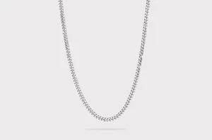 IX Curb Silver Necklace