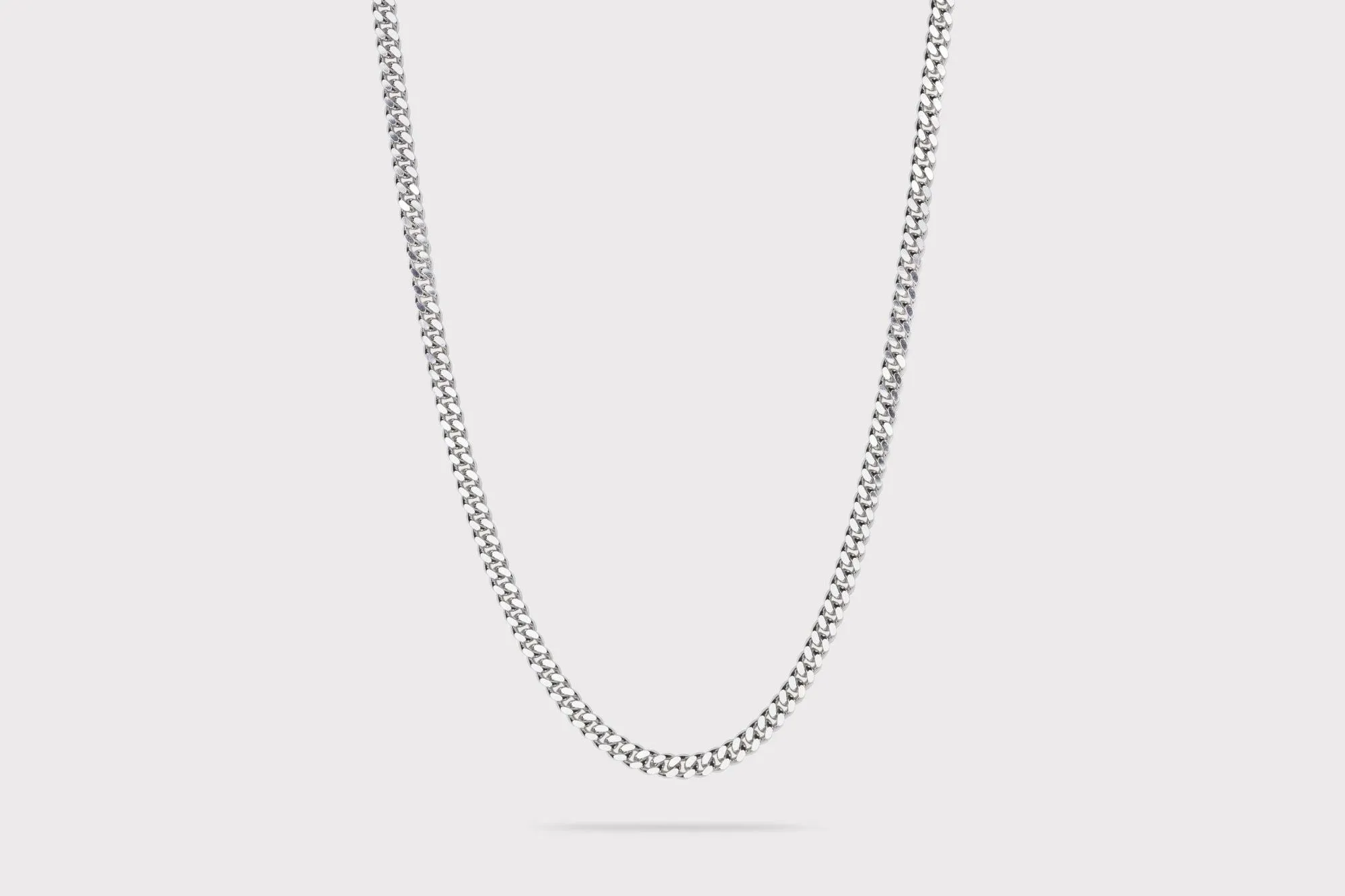 IX Curb Silver Necklace